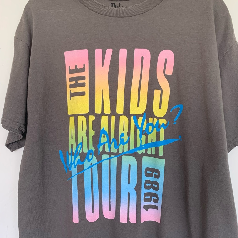 Livylu The Who Neon Who Are You tour 1989 Thrifted Band T-Shirt Sz M 80’s 90 $59 - Picture 9 of 9